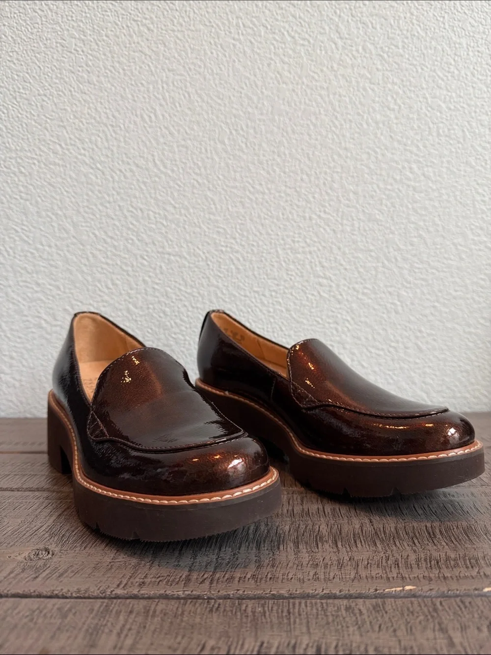 Naturalizer Cabaret Platform Lug Sole Loafer NIB